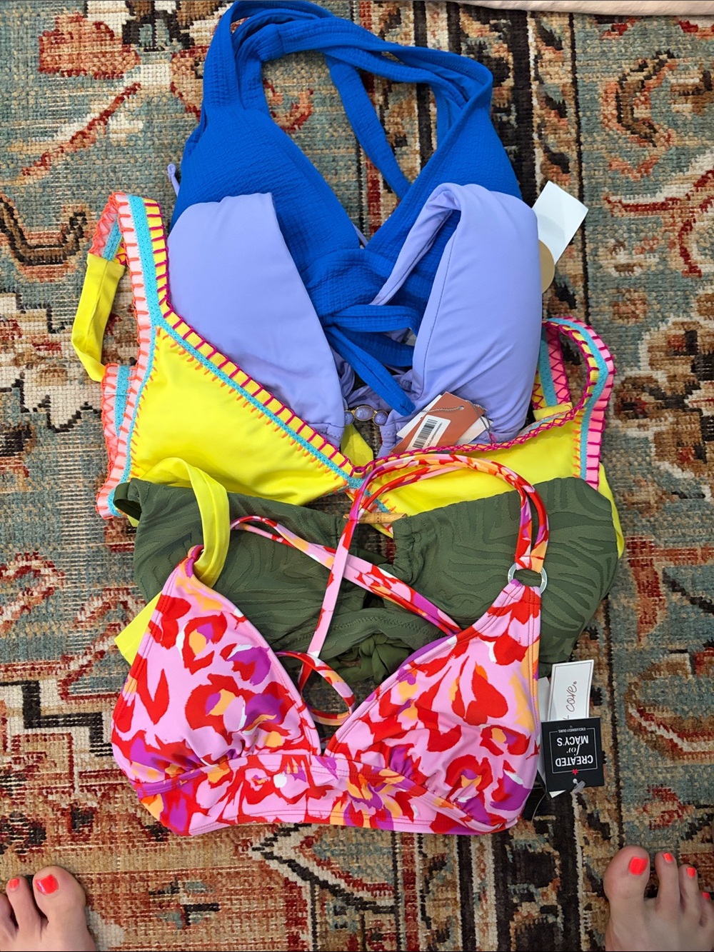Size D Bikini Top Bundle (5 tops)